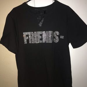 Vlone friends rhinestone tee
